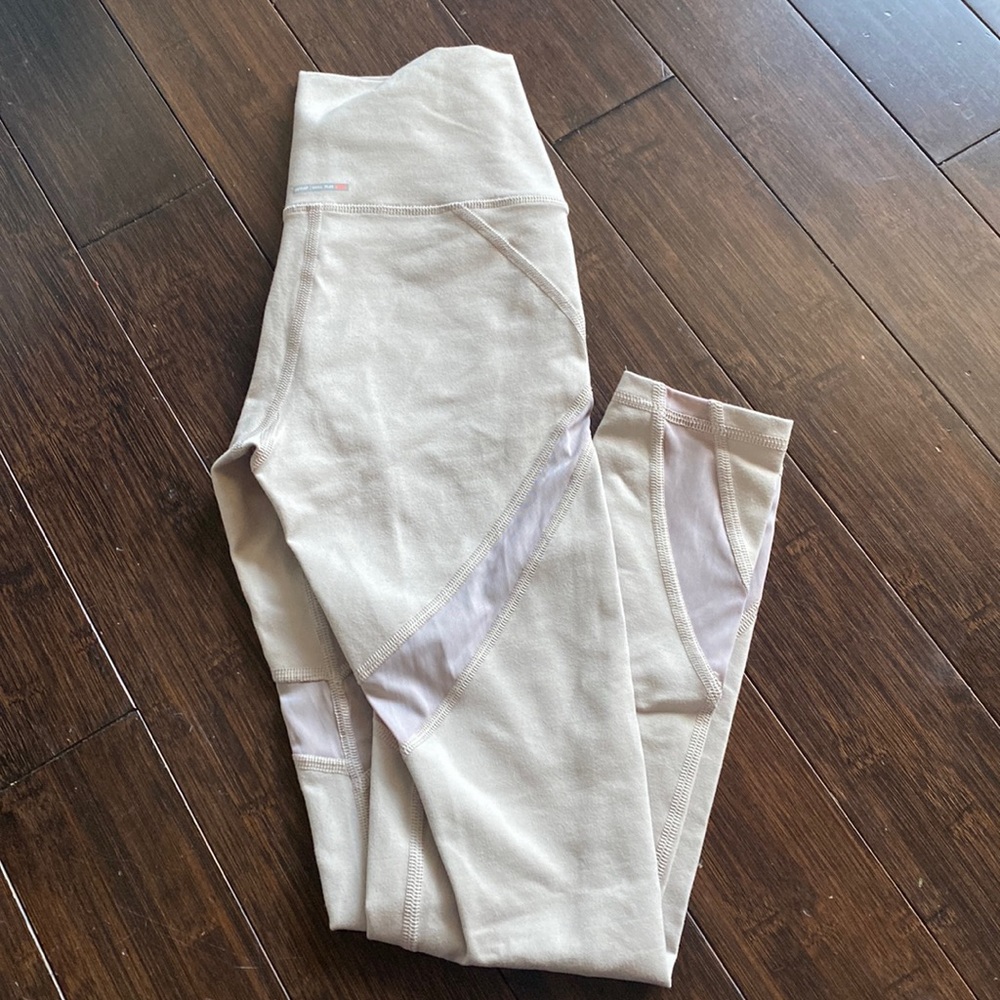 Aerie leggings, tan, XS